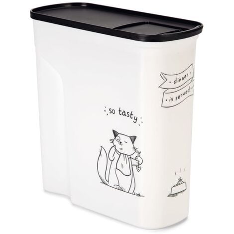 Curver Pet Food Container Dinner is Served Cat 6L