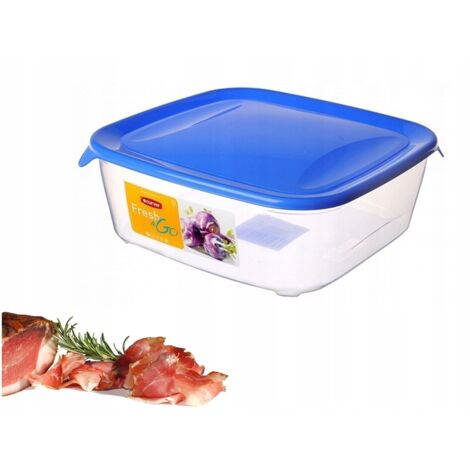 Curver pojemnik na żywność "fresh&ampgo" kwadratowy 0,25l   /niebieski/ transparentny