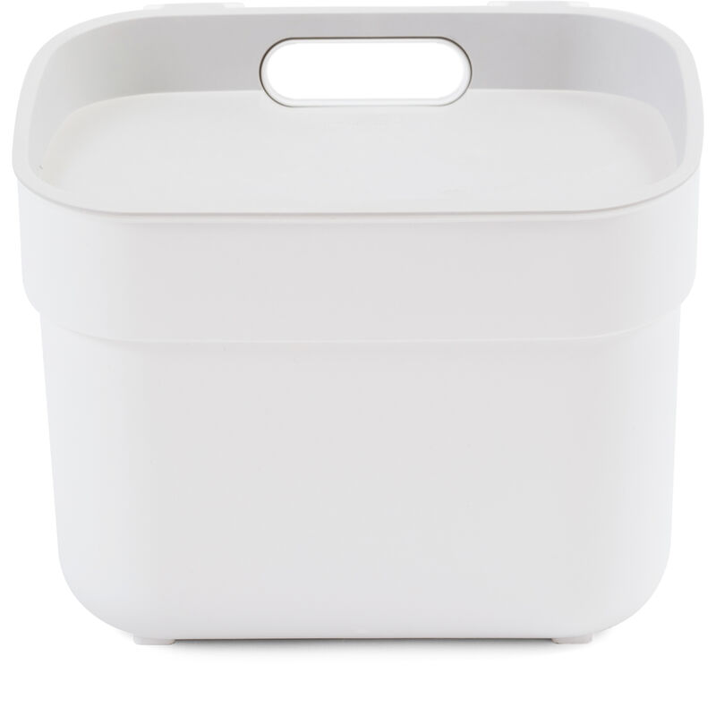 Curver - poubelle a tri ready to collect 5L, 100% recyclé, pour cuisine, bureau, salle de bain, 2518,620,3 cm, Blanc - Blanc