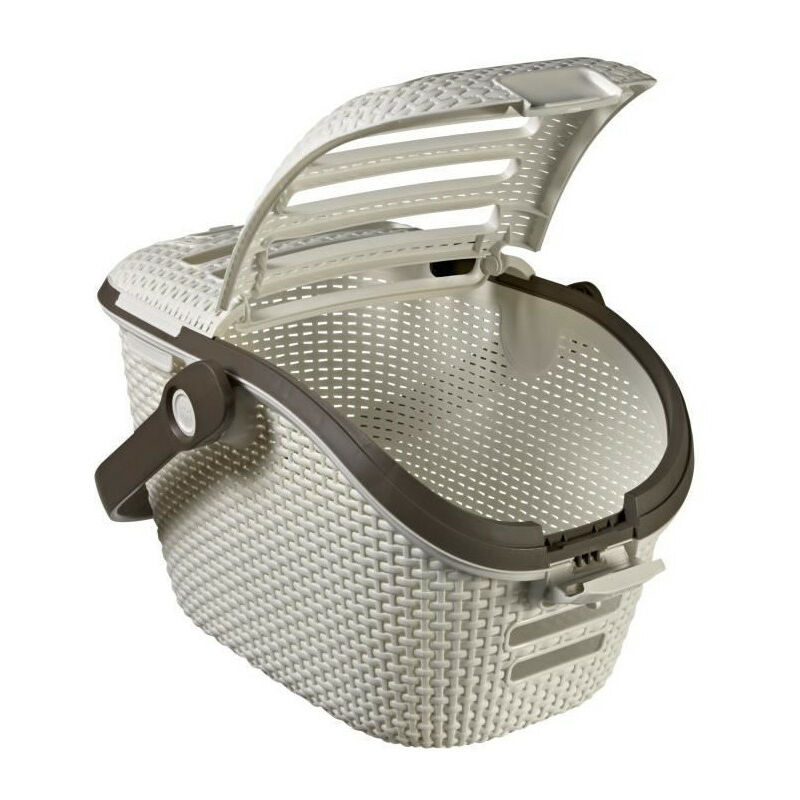 Panier de transport - Blanc ivoire - Pour chat - Curver