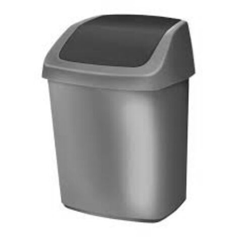 Curver Swing-Top 50 L Rechteckig Kunststoff Anthrazit, Silber