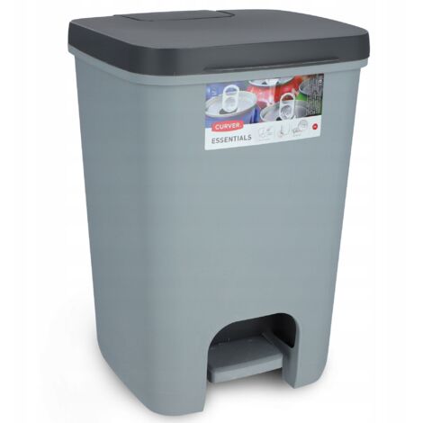 Curver Tretmülleimer Essentials 20L Hellgrau