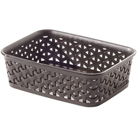 Curver - Vassoio organizer A6 My Style Rettangolare - Colore cioccolato