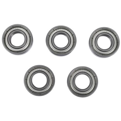Cuscinetti a sfere in metallo schermati 6002Z 15 x 32,9 mm 5 pezzi, argento