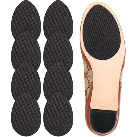 Cuscinetti antiscivolo per scarpe, protezioni adesive per suole di scarpe, tacchi alti, antiscivolo (nero)