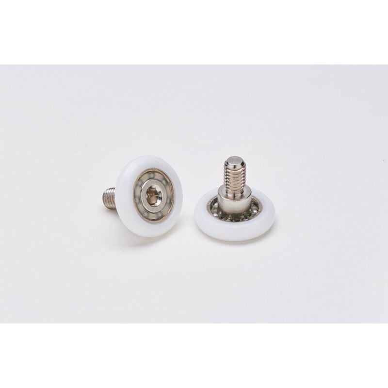 Image of Cuscinetti Box Doccia Rotelle a Sfera di Ricambio Kit di 2 Pezzi EC-3305