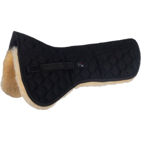 Cuscinetto correttivo per cavalli in lana e schiuma memory foam con inserti in feltro estraibili