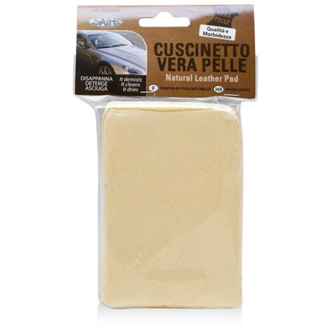 CUSCINETTO PULISCITUTTO PELLE NATURALE AUTO SET 5 PEZZI - RHUTTEN