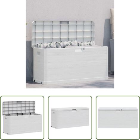 Cuscini -  Baule da Giardino 280 L Grigio Chiaro