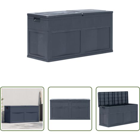 Cuscini -  Baule da Giardino 320 L Nero