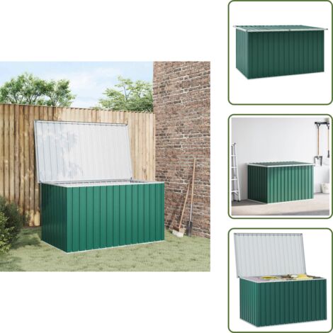 Cuscini da giardino - vidaXL Baule da Giardino Verde 171x99x93 cm - Coperte da giardino