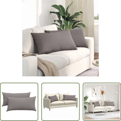 Cuscini in tessuto -  Cuscini da Divano 2 pcs Talpa 80 x 40 cm Tessuto