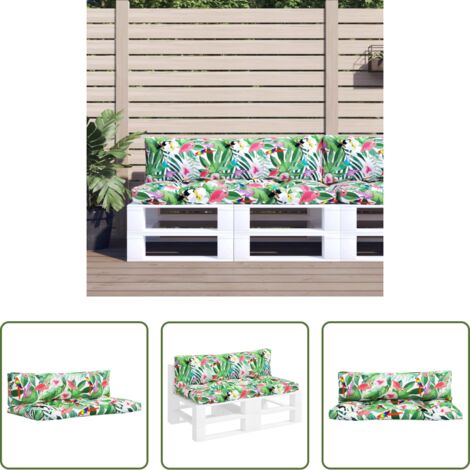 Cuscini per giardino -  Cuscini per Pallet 2 pz Multicolore in Tessuto Oxford