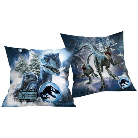 Cuscino 40x40 Jurassic World Dinosauro T-rex