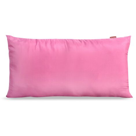 Cuscino 80x40 cm in microfibra anallergica e silicone rosa