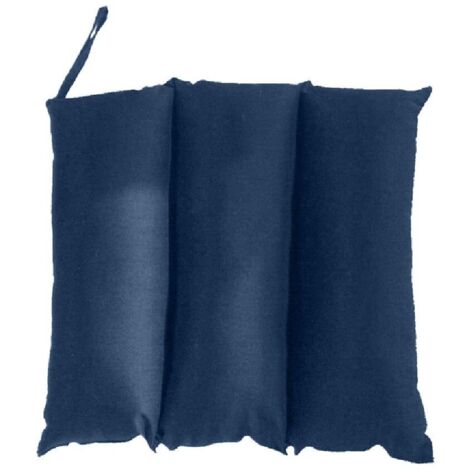 Cuscino a 3 sezioni, 45x45 cm, in fibra cava dis ilicone, con fodera 100% cotone traspirante, prodotto italiano