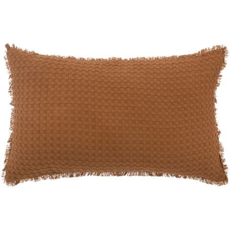 Cuscino a nido d'ape widdy 30x50cm rosa terracotta - Atmosphera créateur d'intérieur
