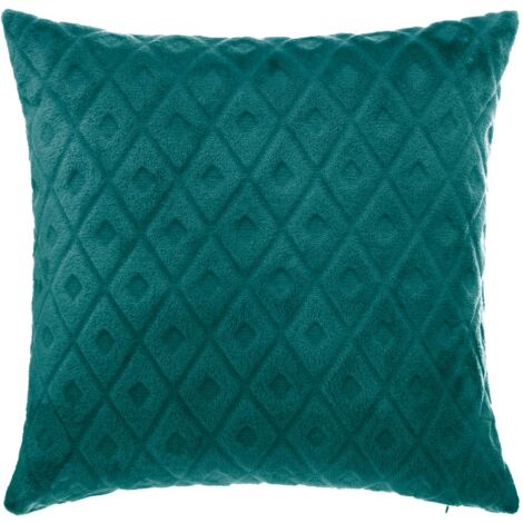Atmosphera - Coussin déhoussable coton rose terracotta 38x38cm créateur
