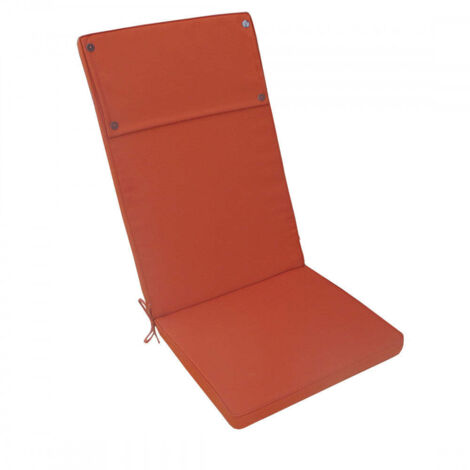 Cuscino alto in poliestere sfoderabile arancione 45x150 cm