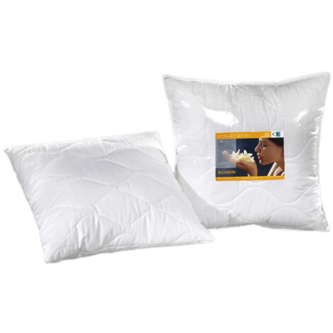 Cuscino anallergico 40x40 Microline Schon bianco 0,25 kg 100% microfibra AMW