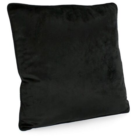 Cuscino "Artemis" in poliestere color nero decorazione natalizia per sedie e poltrone -Ø 40 cm