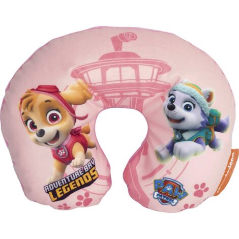 Cuscino collo bambina da viaggio rosa girl