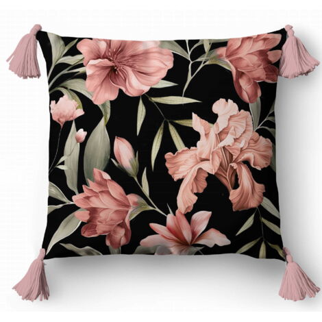 Cuscino decorativo 45x45 floreale Boho