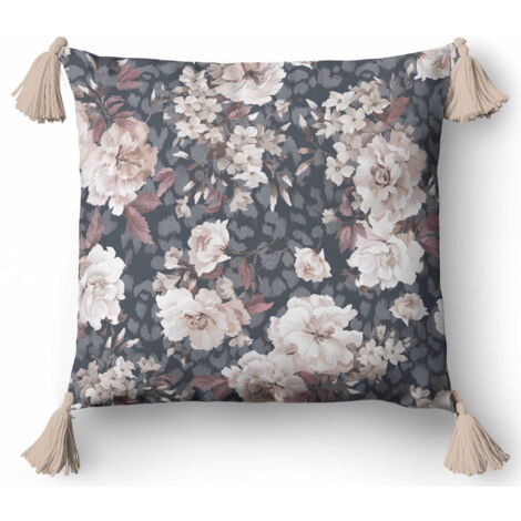 Cuscino decorativo 45x45 floreale Boho