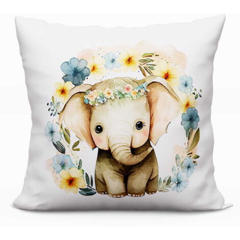 Cuscino decorativo per bambini 40x40 Elefante
