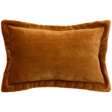 Cuscino di flanella cuddly beige in lino 30x50cm - Atmosphera créateur d'intérieur