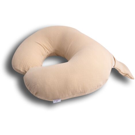 Cuscino di posizionamento lunghezza 150 miniRELAX mussola 15 beige