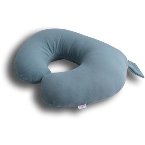 Cuscino di posizionamento lunghezza 150 miniRELAX mussola 34 verde bottiglia