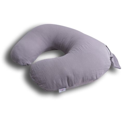 Cuscino di posizionamento, lunghezza 150, mussola miniRELAX, 44 cm, grigio
