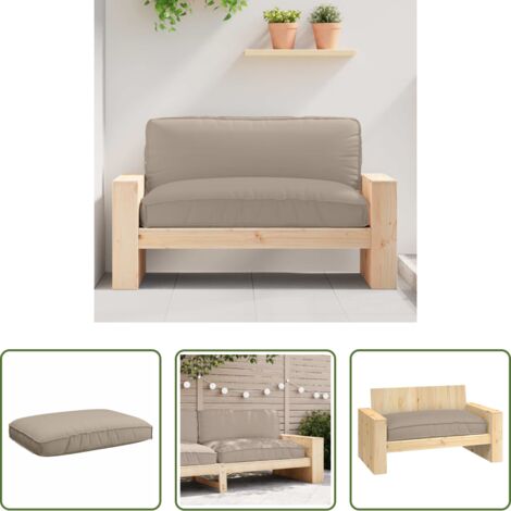 Cuscino esterno -  Cuscino Talpa 120 x 80 x 12 cm Tessuto Oxford