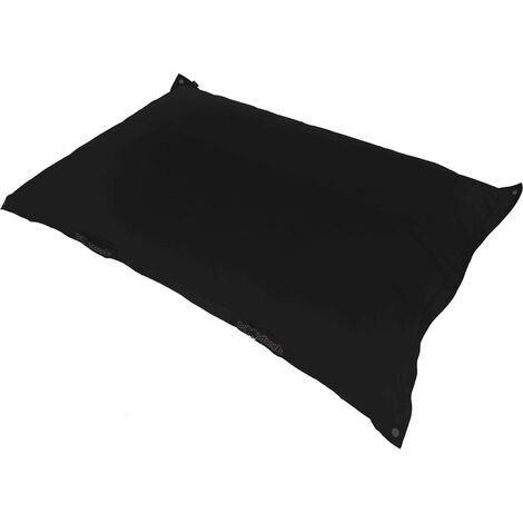 Cuscino Galleggiante 163x111cm in Tessuto Pomodone Galleggiante Nero