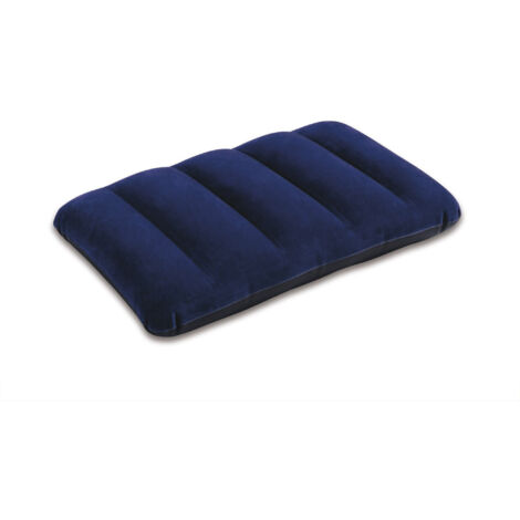 cuscino gonfiabile intex "camping" colore blu, 43x28x9 cm - cod. 68672