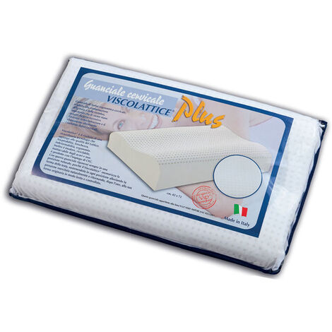 Cuscino Guanciale Da Letto Plus, misura50x80colorePlus