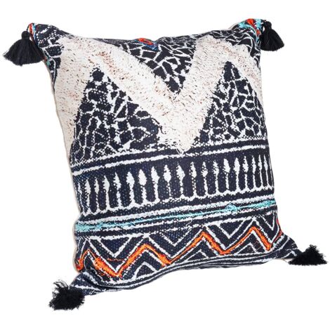 Cuscino imbottito ''Dakota'' per divano in velluto sfoderabile 45 x 45 cm per interno
