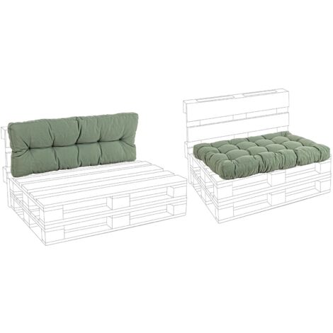 Cuscino Per Pallet 120x80 Cm - Blu, Resistente Ai Raggi UV, Per Esterno E Interno, Mistro Cotone/Poliestere - Foto 6