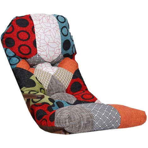 Cuscino imbottito per poltrona sdraio in policotone lusso Patchwork