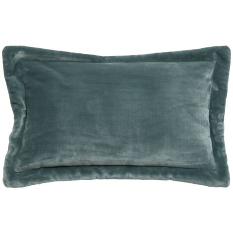 Cuscino in flanella blu 30x50cm - Atmosphera créateur d'intérieur