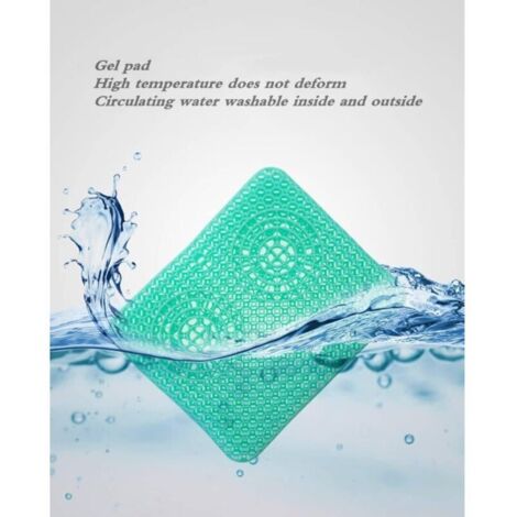 Cuscino in gel per seduta, cuscino antidecubito, cuscino per seduta con rivestimento antiscivolo - Coprisedile antipressione per poltrone