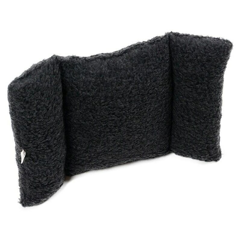 Cuscino in lana merino 65x40 Carla nero prodotti