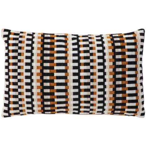 Cuscino in lino jacquard jangwa 30x50 cm - Atmosphera créateur d'intérieur