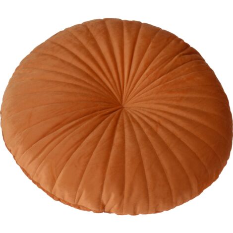 CUSCINO IN VELLUTO, 40CM, COLORE ARANCIONE, CUSCINI