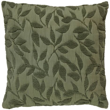 Cuscino jacquard lehto in cotone verde chiaro 50x50cm - Atmosphera créateur d'intérieur