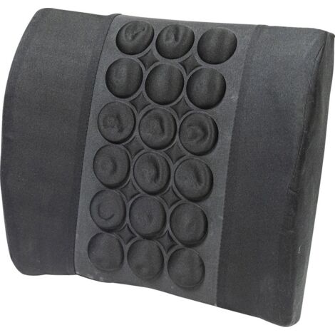 Cuscino lombare auto 34x35 cm universale tessuto morbido e resistente