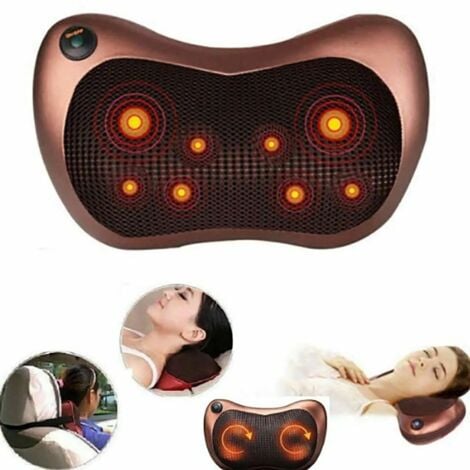 DRIWEI CUSCINO MASSAGGIATORE CASA AUTO CERVICALE MASSAGGIO BENESSERE LED SHIATSU CORPO