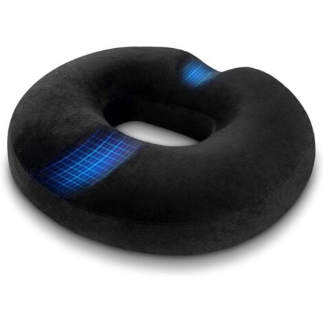 Cuscino ortopedico per emorroidi in memory foam per il sollievo dalle emorroidi e dal dolore al coccige postnatale