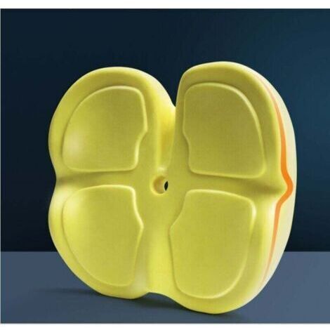 Cuscino ortopedico per sedile con memory foam, cuscino da viaggio ergonomico per alleviare il mal di schiena e la sciatica.